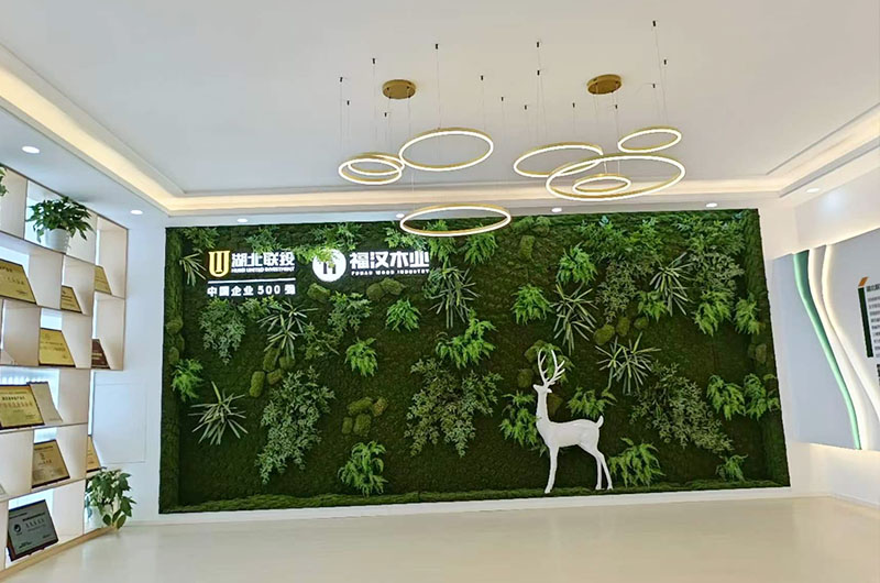 原木风展厅实景落地｜索蓝展览全案打造福汉木业品牌展厅