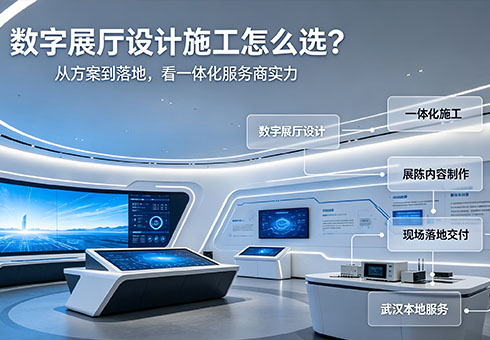 数字展厅设计施工怎么选？武汉本地一体化服务商实力全拆解