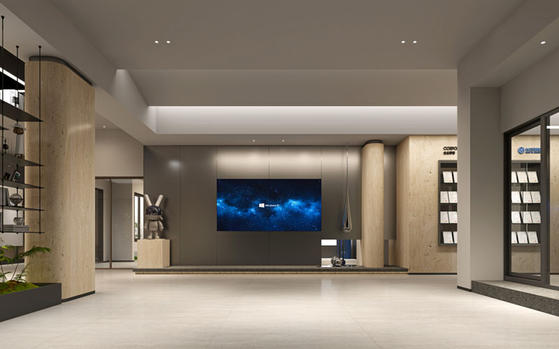 铝业展厅升级实录！索蓝展览全案落地长合铝业展厅设计施工